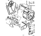 Kenmore 1107109910 cylinder and motor diagram
