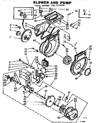 Blower and pump