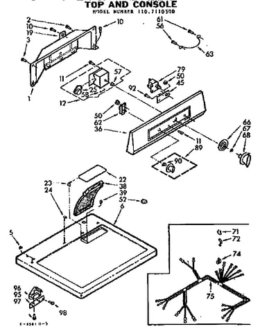 Top and console
