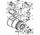 Kenmore 1107110700 cylinder and motor diagram