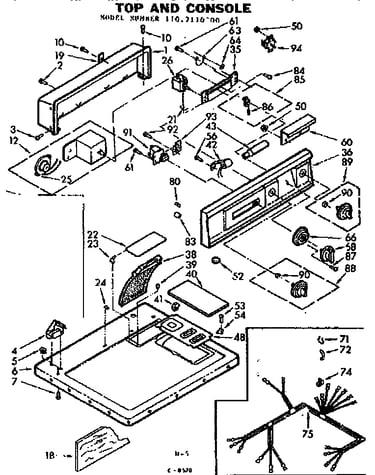 Top and console
