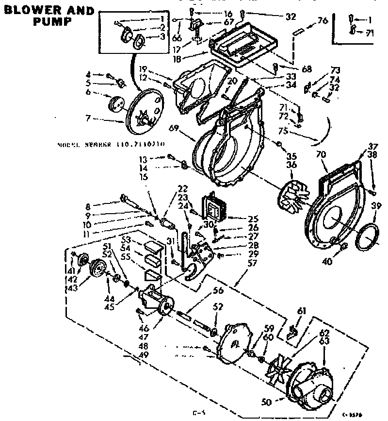 BLOWER AND PUMP