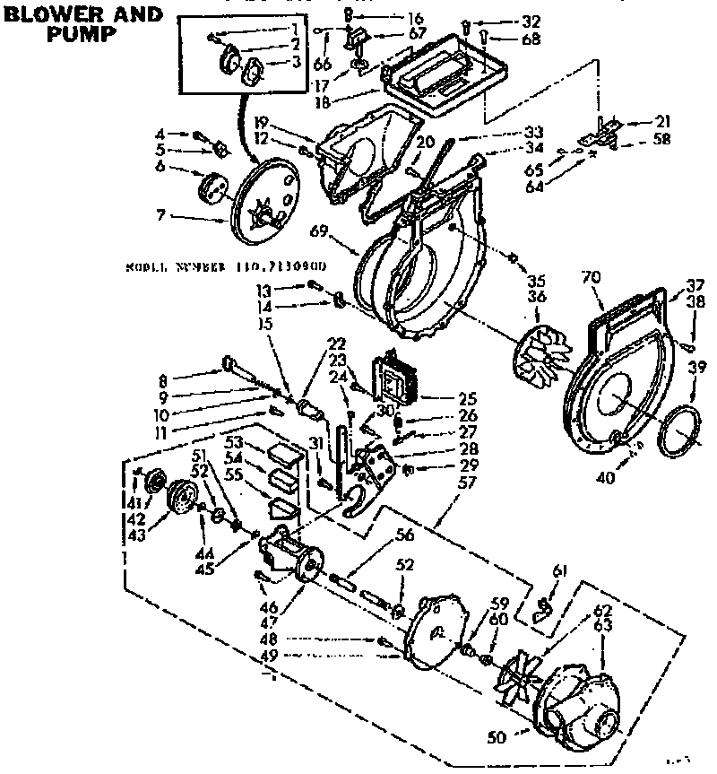 Blower and pump
