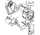 Kenmore 1107110900 cylinder and motor diagram