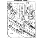 Kenmore 1107110901 transmission assembly diagram