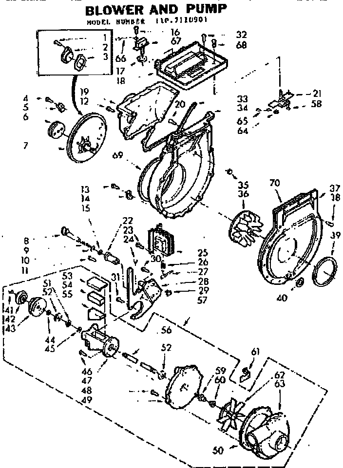 BLOWER AND PUMP