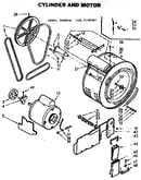 Cylinder and motor