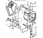 Kenmore 1107110910 cylinder and motor diagram