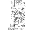 Kenmore 1107114030 cabinet parts diagram