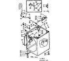 Kenmore 1107114031 cabinet parts diagram