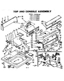 Top and console assembly