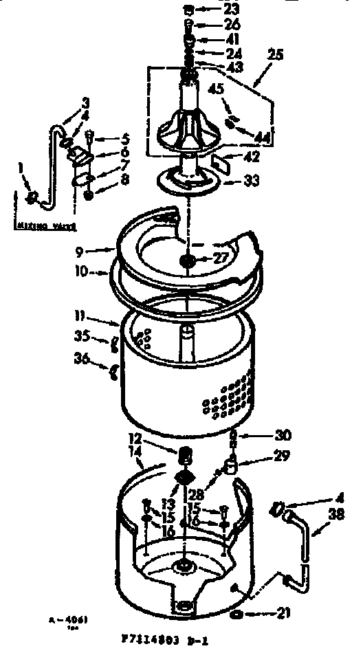 TUB AND BASKET ASSEMBLY