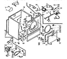 Kenmore 1107117030 cabinet assembly diagram