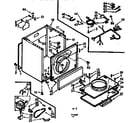 Kenmore 1107117800 cabinet assembly diagram