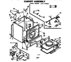 Kenmore 1107118800 cabinet assembly diagram