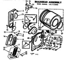 Kenmore 1107118800 bulkhead assembly diagram