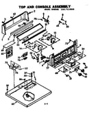 Top and console assembly