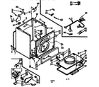 Kenmore 1107118801 cabinet assembly diagram