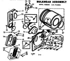 Kenmore 1107118801 bulkhead assembly diagram