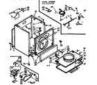 Kenmore 1107157710 cabinet assembly diagram
