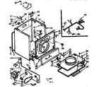 Kenmore 1107158710 cabinet assembly diagram