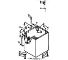 Kenmore 1107205680 cabinet parts diagram