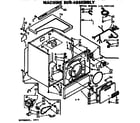 Kenmore 1107207100 machine sub-assembly diagram