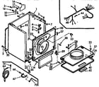 Kenmore 1107207700 cabinet assembly diagram