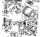 Kenmore 1107207900 bulkhead assembly diagram