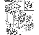 Kenmore 1107208100 machine sub-assembly diagram