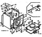 Kenmore 1107208700 cabinet parts diagram