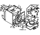 Kenmore 1107208900 cabinet parts diagram