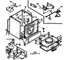 Kenmore 1107217600 cabinet assembly diagram