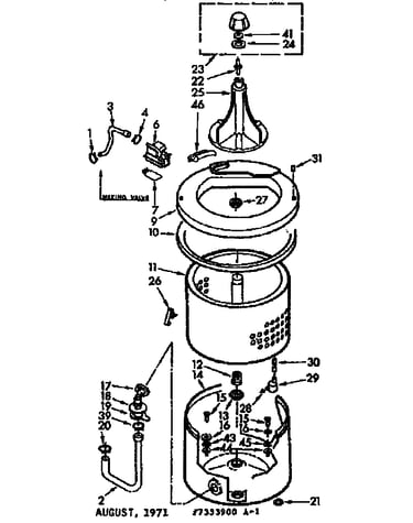 Tub and basket assembly