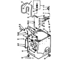 Kenmore 1107333900 cabinet parts diagram