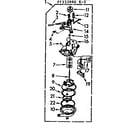 Kenmore 1107333900 pump assembly diagram