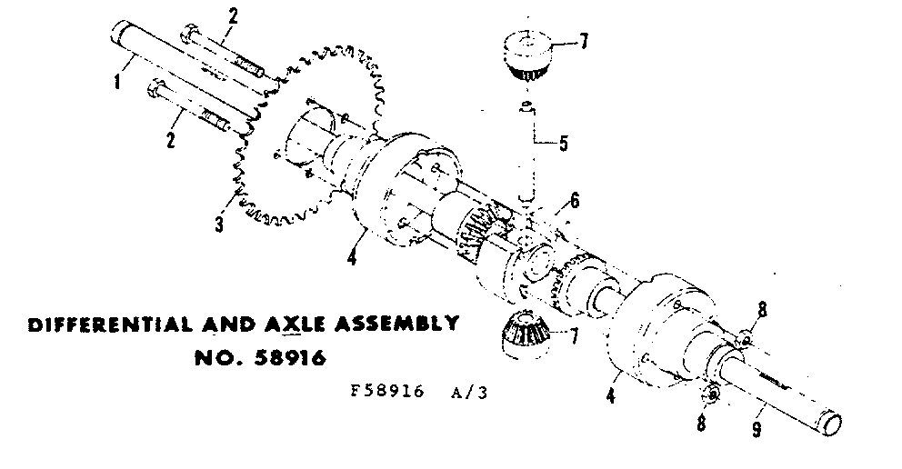 DIFFERENTIAL AND AXLE ASSEMBLY