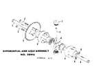 Craftsman 13196610 differential and axle assembly diagram