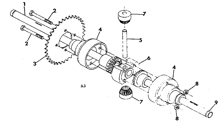 Differential and axle assembly