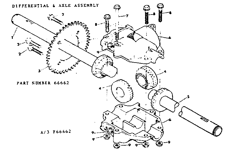 DIFFERENTIAL AND AXLE ASSEMBLY