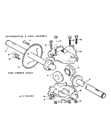 Differential and axle assembly