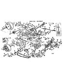 Main frame and wheel assembly