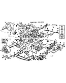 Main frame and wheel assembly