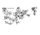 Craftsman 13196416 grill and seat assembly diagram