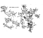 Craftsman 13196417 grill and seat assembly diagram