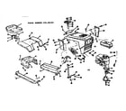 Craftsman 13196467 grill and seat assembly diagram