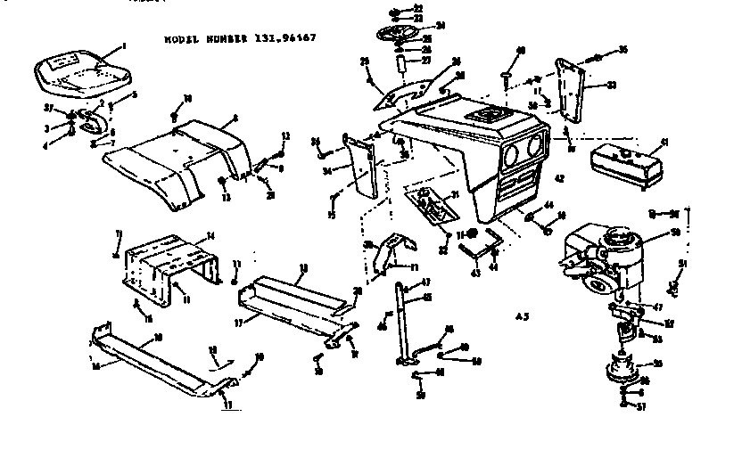Grill and seat assembly