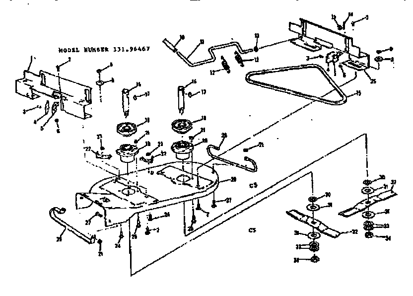 MOWER HOUSING