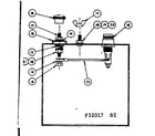 Craftsman 58032017 connection and outlet box cover assembly diagram