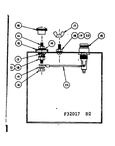 Connection and outlet box cover assembly